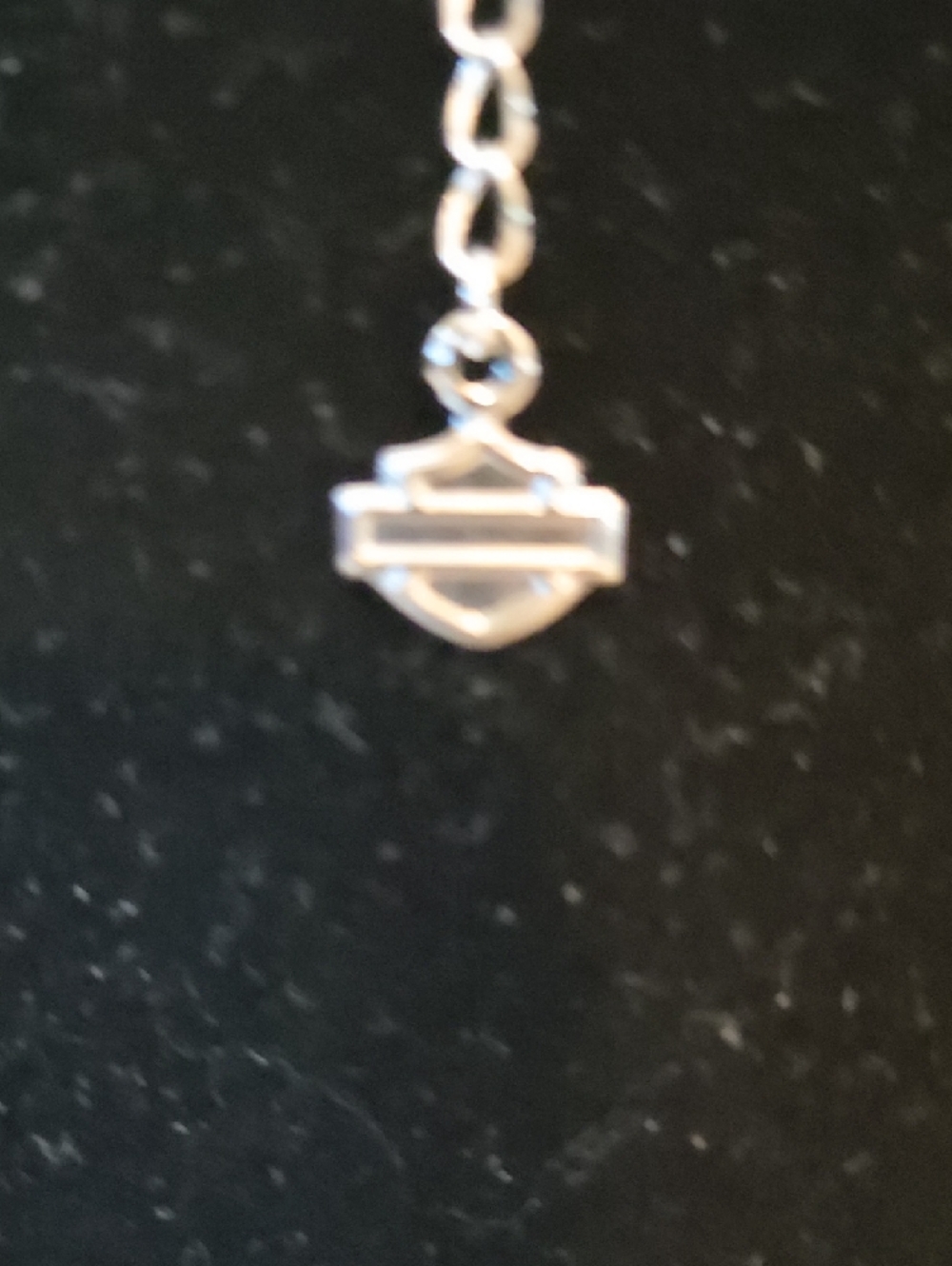Harley-Davidson Pink Script Necklace and Dangle Earrings - Picture 5 of 6